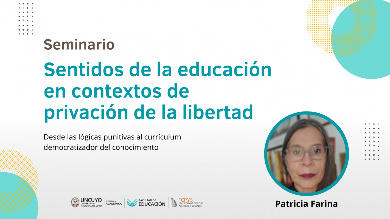 imagen Educación en contextos de privación de la libertad es el tema de un seminario