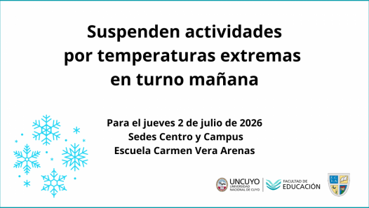 imagen Turno mañana del jueves 2 de julio: se suspenden actividades por temperaturas extremas
