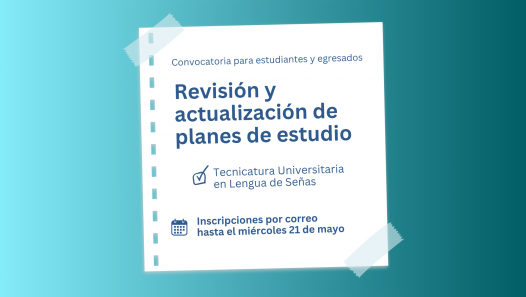 imagen Seleccionarán estudiantes y egresados para revisar y actualizar planes de estudio