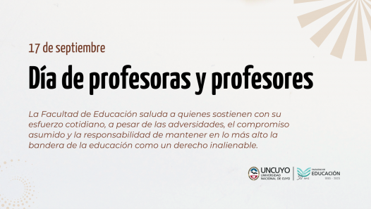 imagen Día de profesores y profesoras