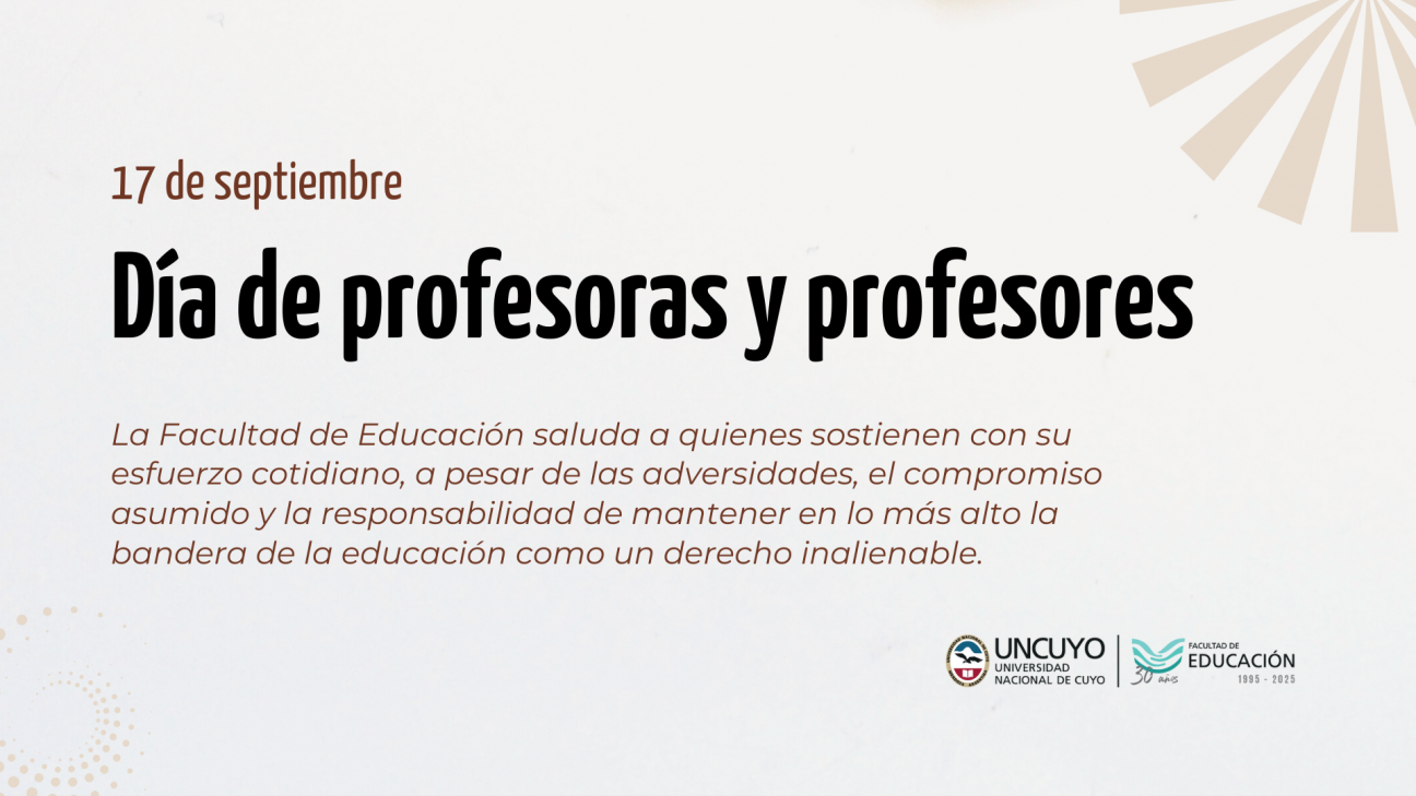 imagen Día de profesores y profesoras
