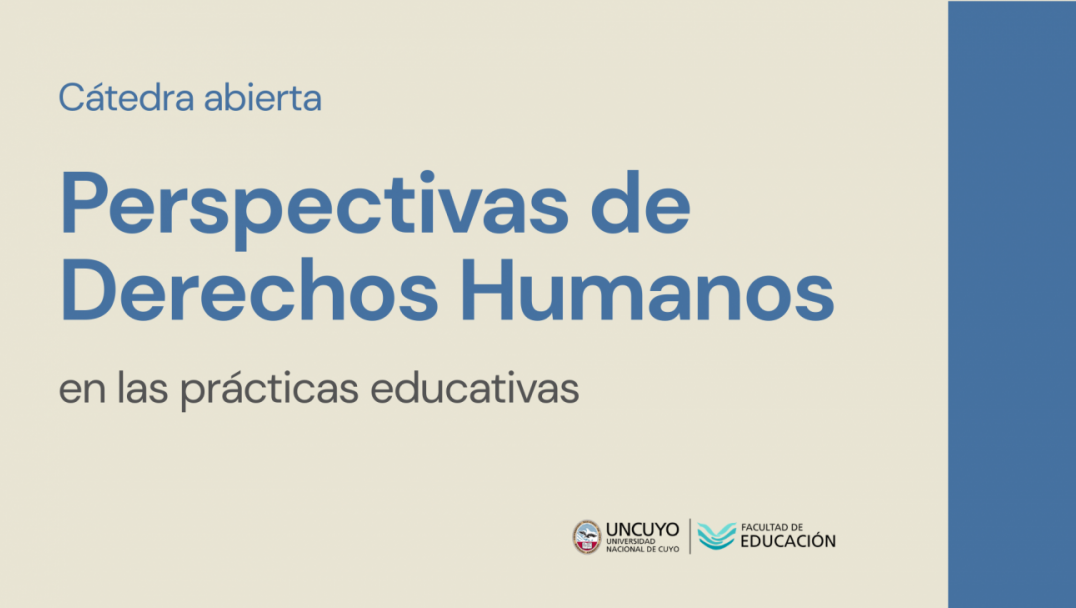 imagen Cátedra abierta "Perspectivas de Derechos Humanos en las prácticas educativas"