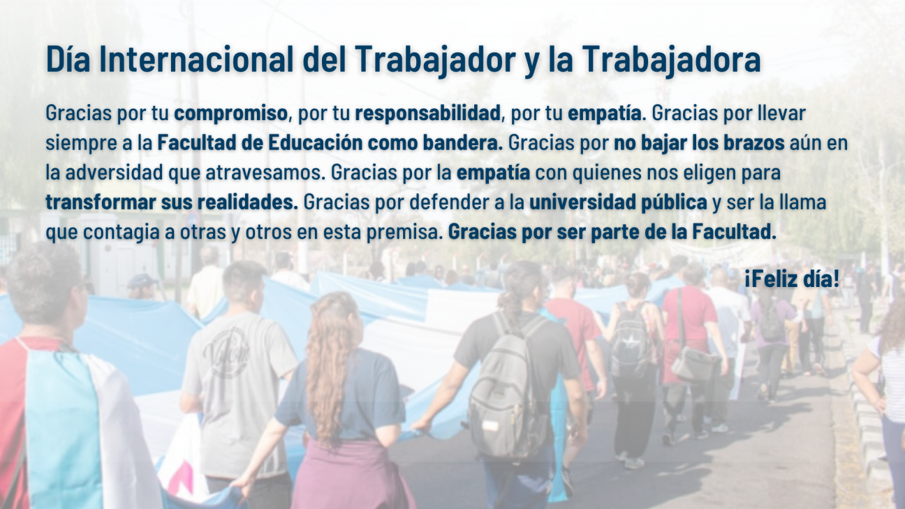 imagen Día Internacional del Trabajador y la Trabajadora