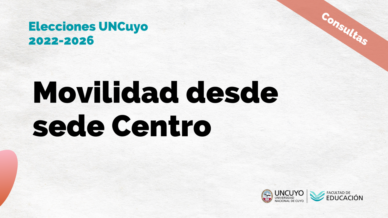 imagen Habrá movilidad desde sede Centro para ir a votar