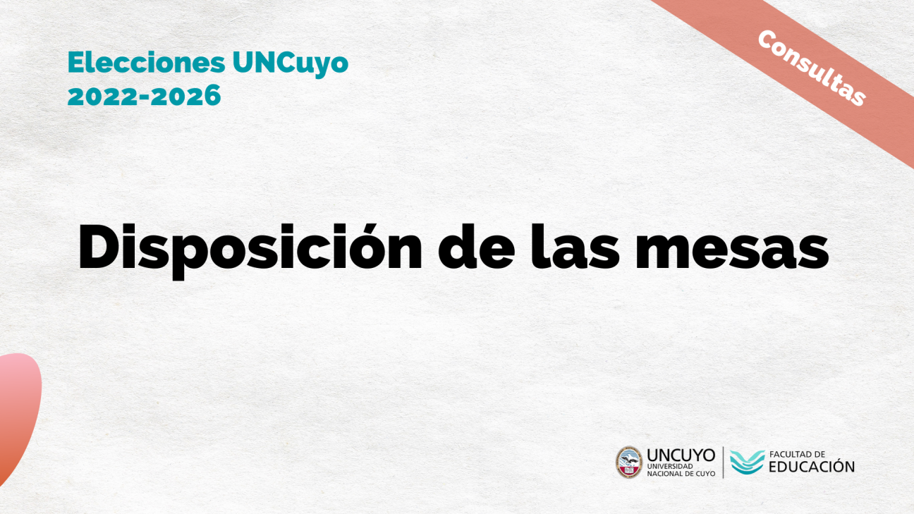 imagen Elecciones 2022: ¿dónde vota la comunidad de la Facultad de Educación?