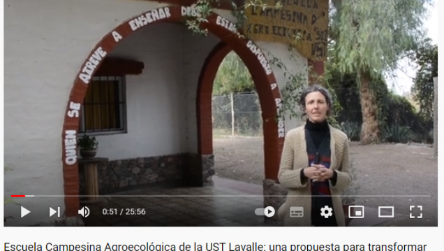 imagen Un audiovisual muestra experiencias pedagógicas en escuela de Lavalle