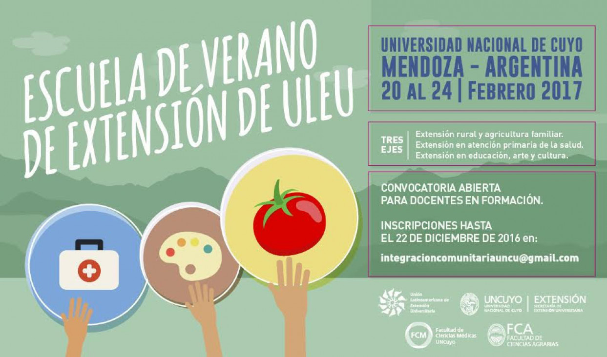 imagen Invitan a postularse a la Escuela de Verano de Extensión Universitaria