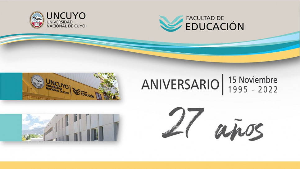imagen Aniversario de la Facultad de Educación: 27 años creciendo