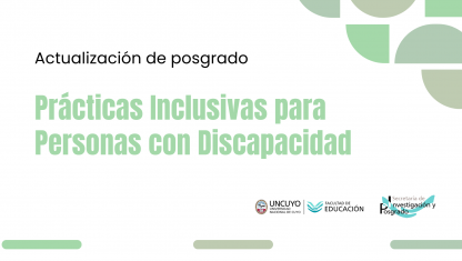 imagen Actualización de Posgrado Prácticas Inclusivas para personas con discapacidad