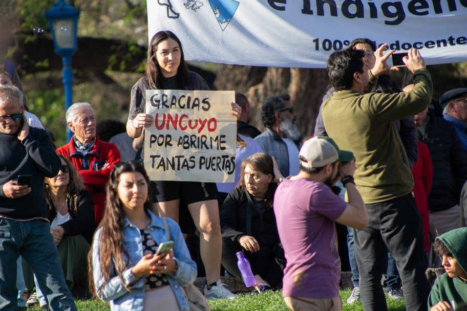 imagen Así fue la marcha universitaria en fotos