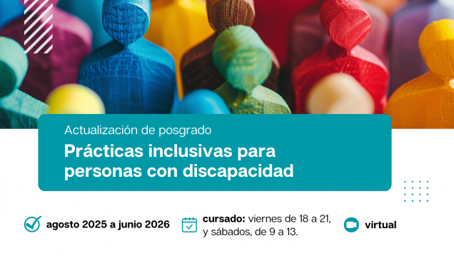 imagen Prácticas inclusivas para personas con discapacidad se analizarán en una actualización de posgrado
