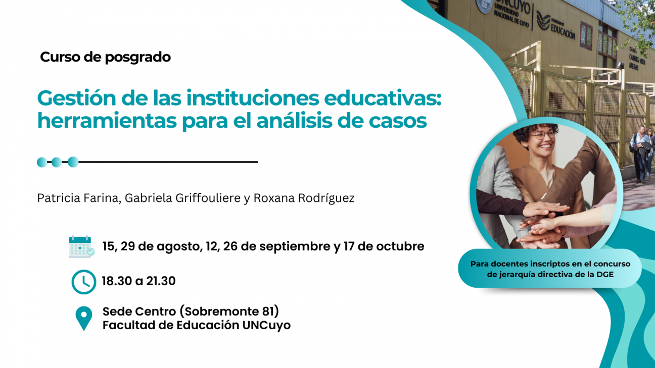 imagen La gestión de las instituciones educativas en la mira de un curso de posgrado