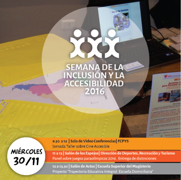 imagen Invitan a participar de la Semana de la Inclusión y la Accesibilidad