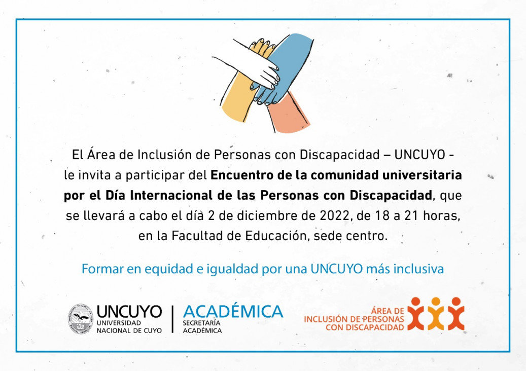 imagen La Universidad celebrará el Día Internacional de las Personas con Discapacidad