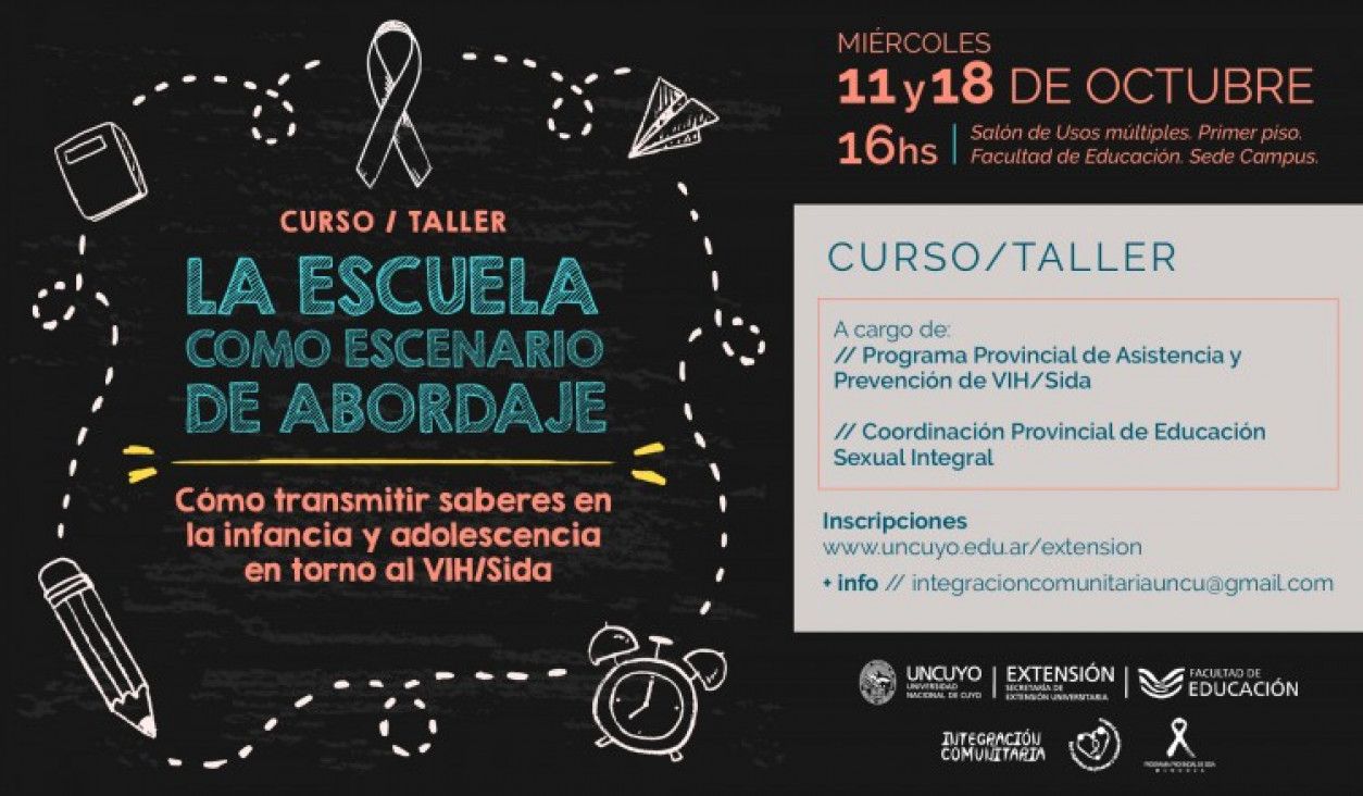 imagen VIH/SIDA en la Escuela será tema de un curso-taller