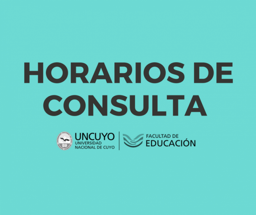 imagen HORARIOS DE CONSULTA 2º Cuatrimestre 2018