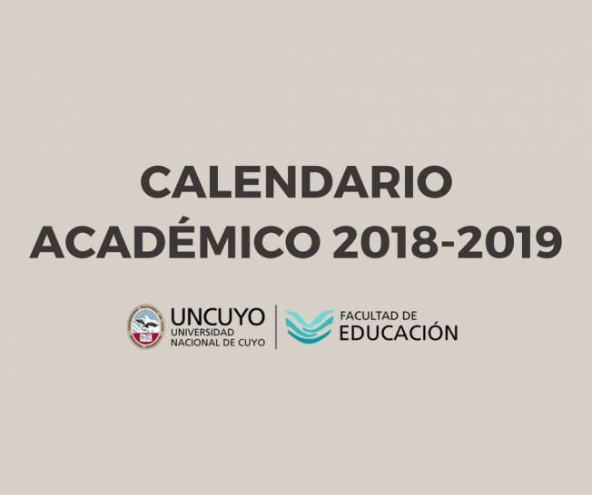 imagen Ya se encuentra disponible el Calendario Académico 2018-2019