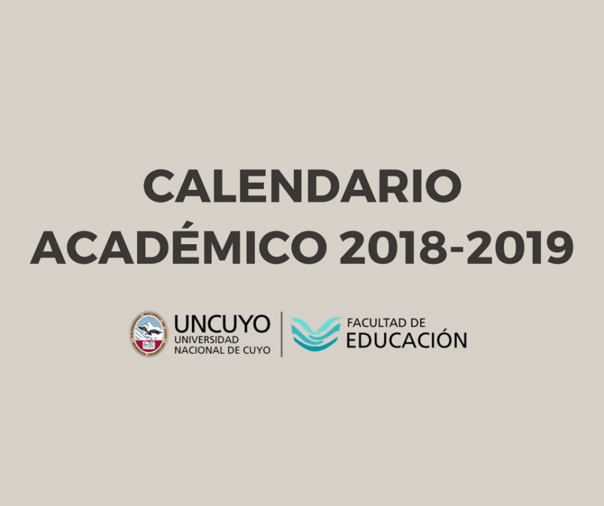 imagen Ya se encuentra disponible el Calendario Académico 2018-2019