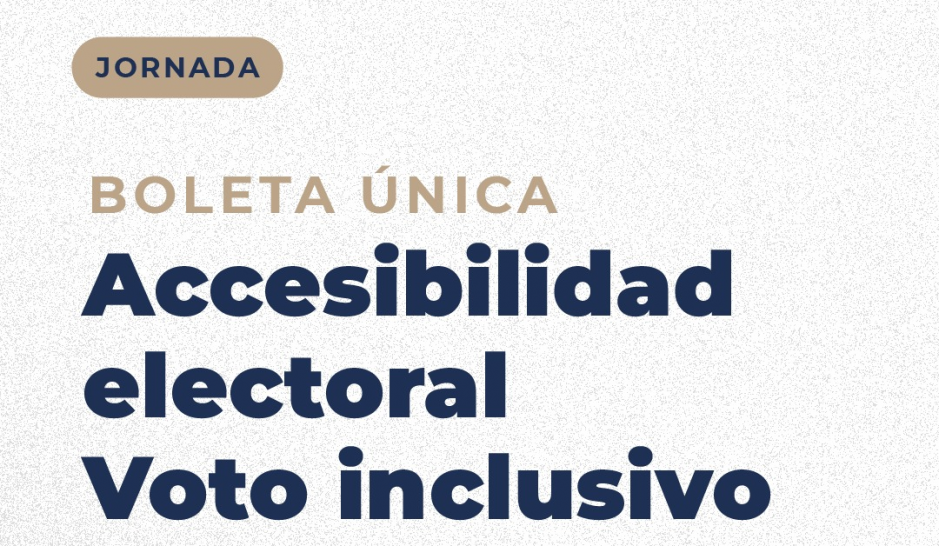 imagen Ofrecen capacitación sobre boleta única y accesibilidad electoral para personas con discapacidad
