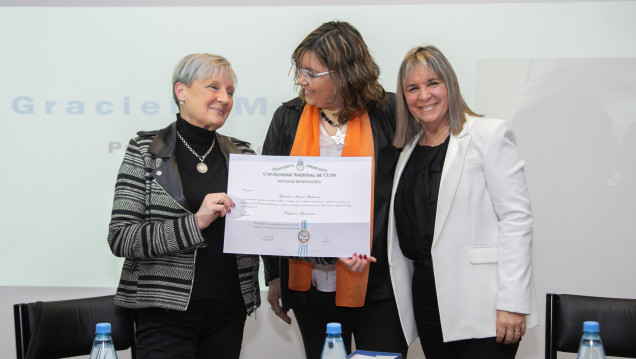imagen Graciela Molinaris es la nueva Profesora Honoraria de la UNCuyo