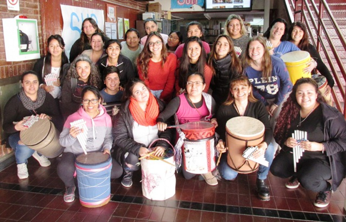 imagen Realizaron intervención sonora en la Facultad