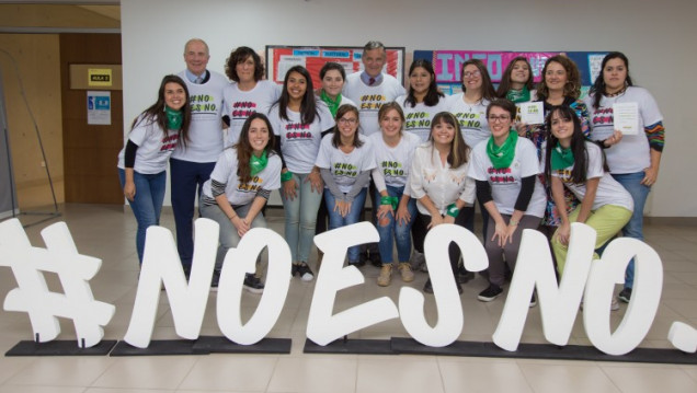 imagen "No es No", la campaña de la UNCUYO para prevenir la violencia sexista