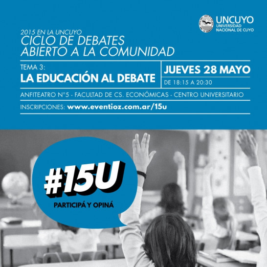 imagen Aportes de la UNCuyo al debate sobre la Educación en Mendoza