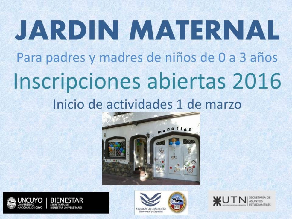 imagen Inician las actividades del Jardín Maternal