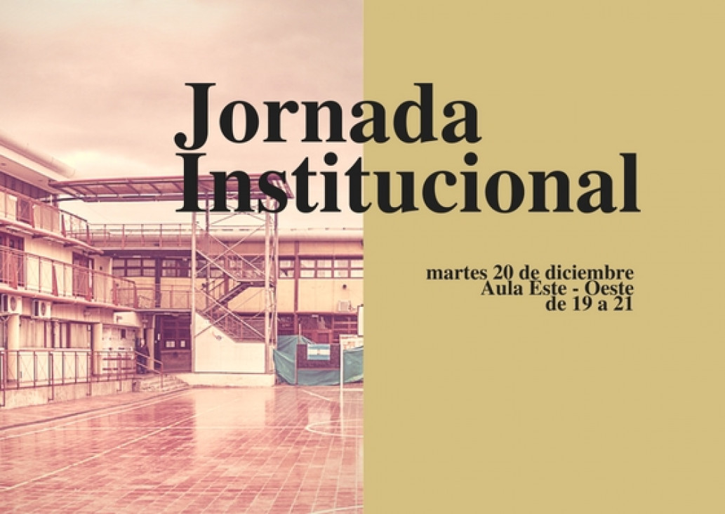 imagen Invitan a Jornada Institucional 