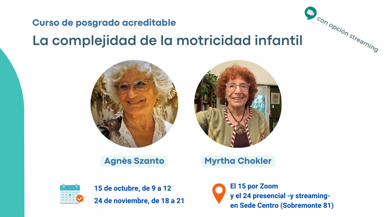 imagen Dos especialistas dictarán un curso sobre motricidad infantil