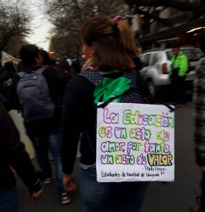 imagen Miles de personas marcharon en defensa de la Educación Pública