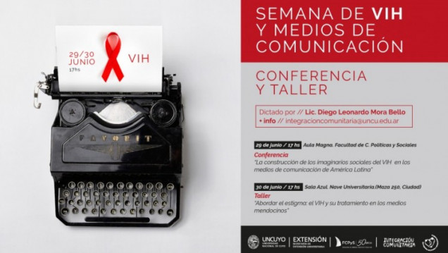 imagen Realizarán actividades en "La Semana del VIH y los Medios"