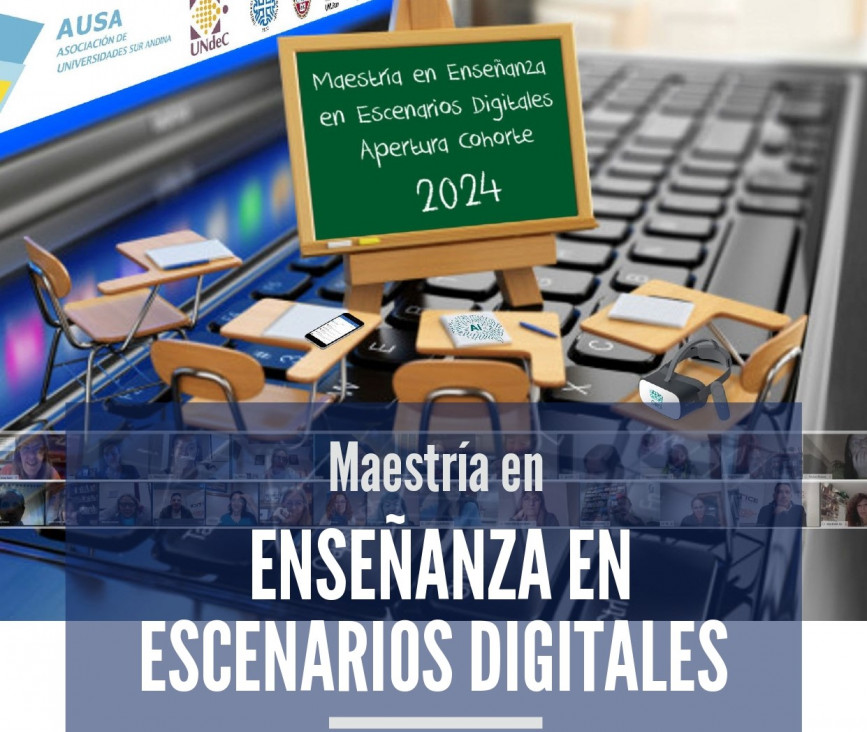 imagen Abren una nueva cohorte de la Maestría en Enseñanza en Escenarios Digitales