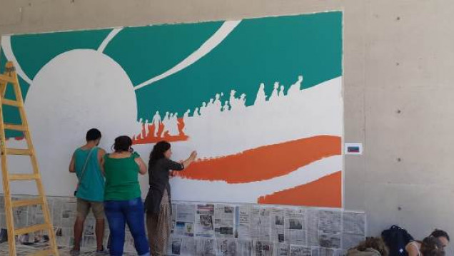 imagen Invitan a confeccionar mural colectivo en sede Campus