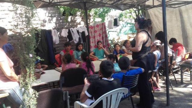 imagen Realizan acompañamiento y apoyo escolar en un barrio popular de Guaymallén