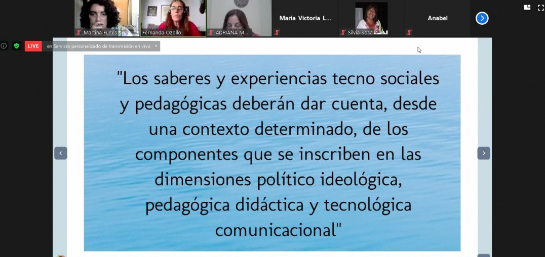 imagen Fernanda Ozollo: "El docente más que un mediador es un provocador y debe provocar experiencias de aprendizaje"