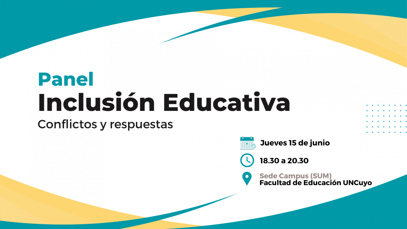 imagen Realizarán un panel sobre inclusión educativa