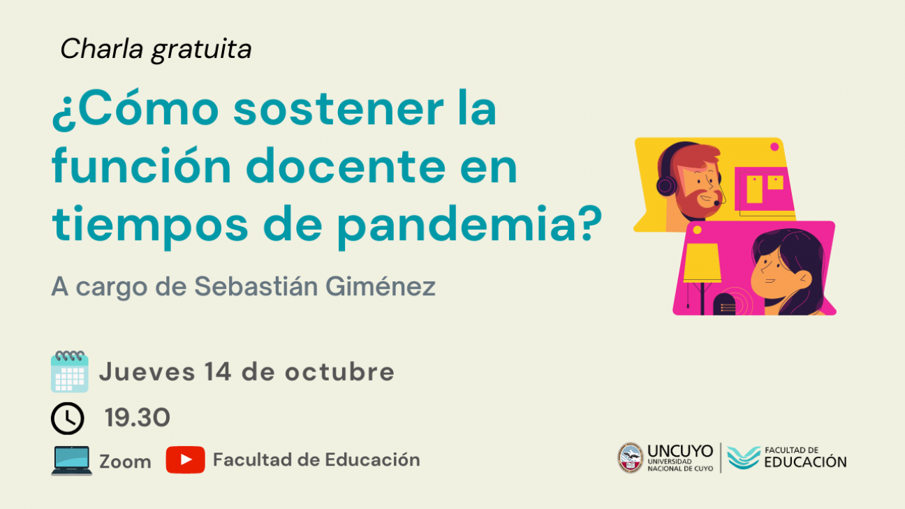 imagen ¿Cómo sostener la función docente en tiempos de pandemia?