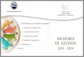 Memoria de Gestión 2011-2014