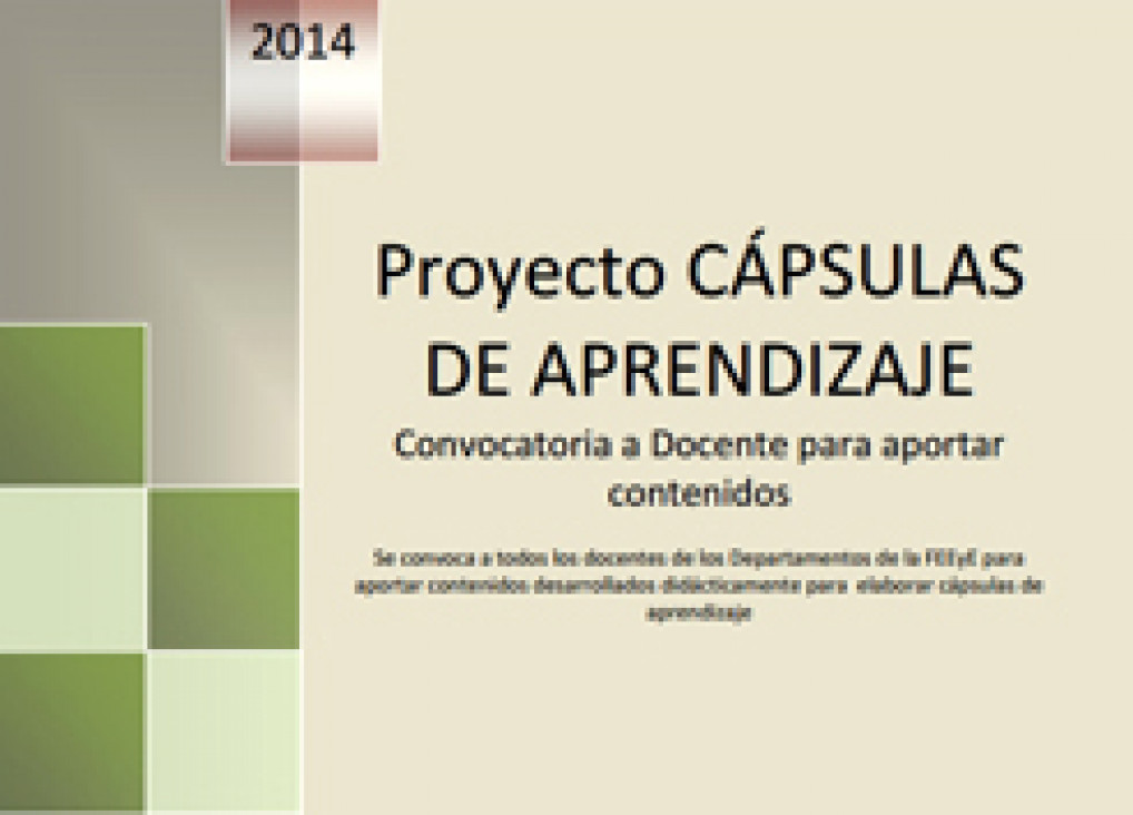 imagen Proyecto Cápsulas de Aprendizaje