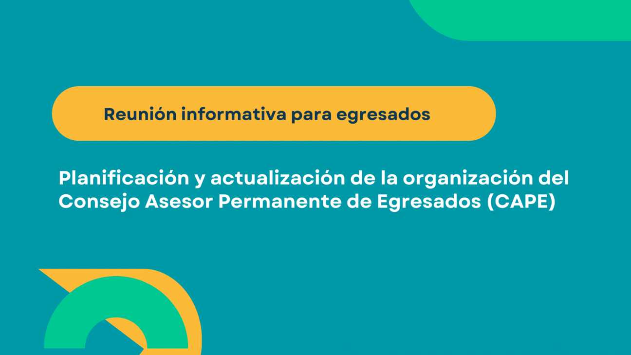 imagen Convocan a egresados para reunión informativa