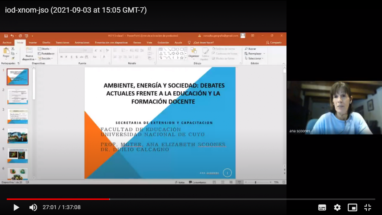 imagen Profundizaron sobre la vinculación entre ambiente y sociedad