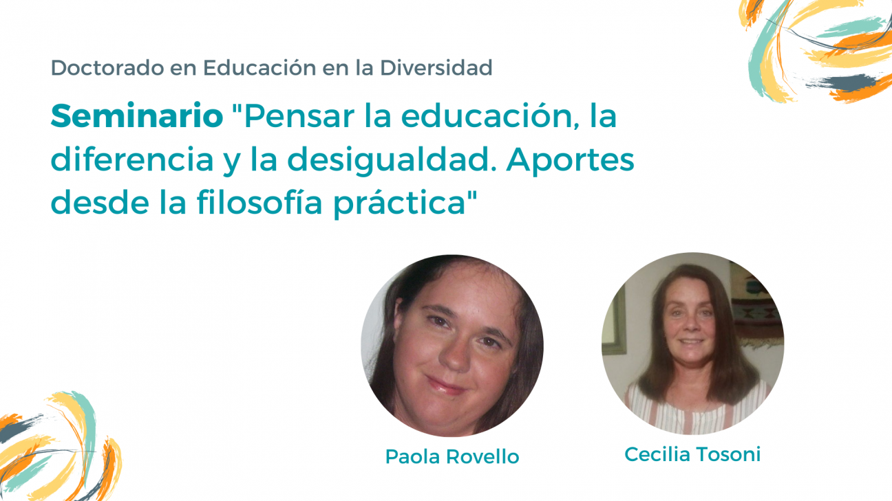 imagen Analizarán los aportes de la filosofía práctica a la educación en diversidad