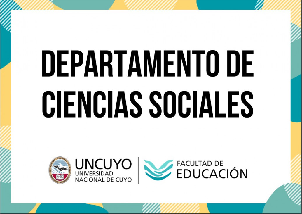 imagen Información del Departamento de Ciencias Sociales