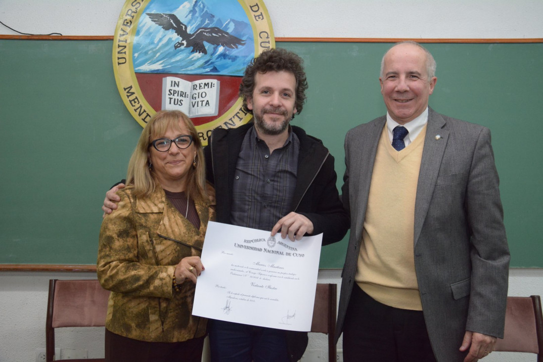 imagen Director de Cine recibió un diploma de visitante ilustre de la UNCuyo