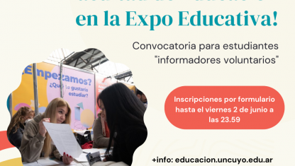 imagen Cierra inscripción para ser informadores voluntarios en la Expo Educativa