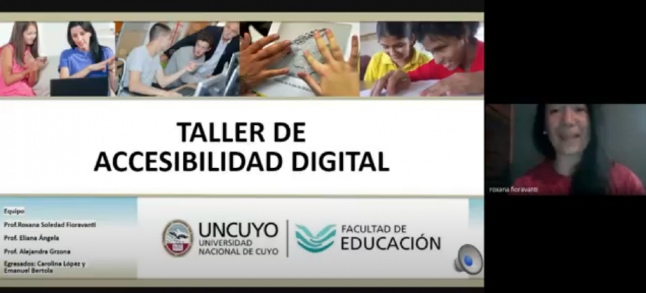 imagen Docentes y estudiantes se capacitan en creación de materiales digitales accesibles