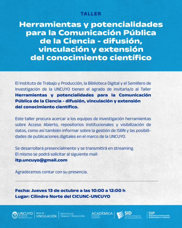 imagen Ofrecerán herramientas para la comunicación pública de la ciencia