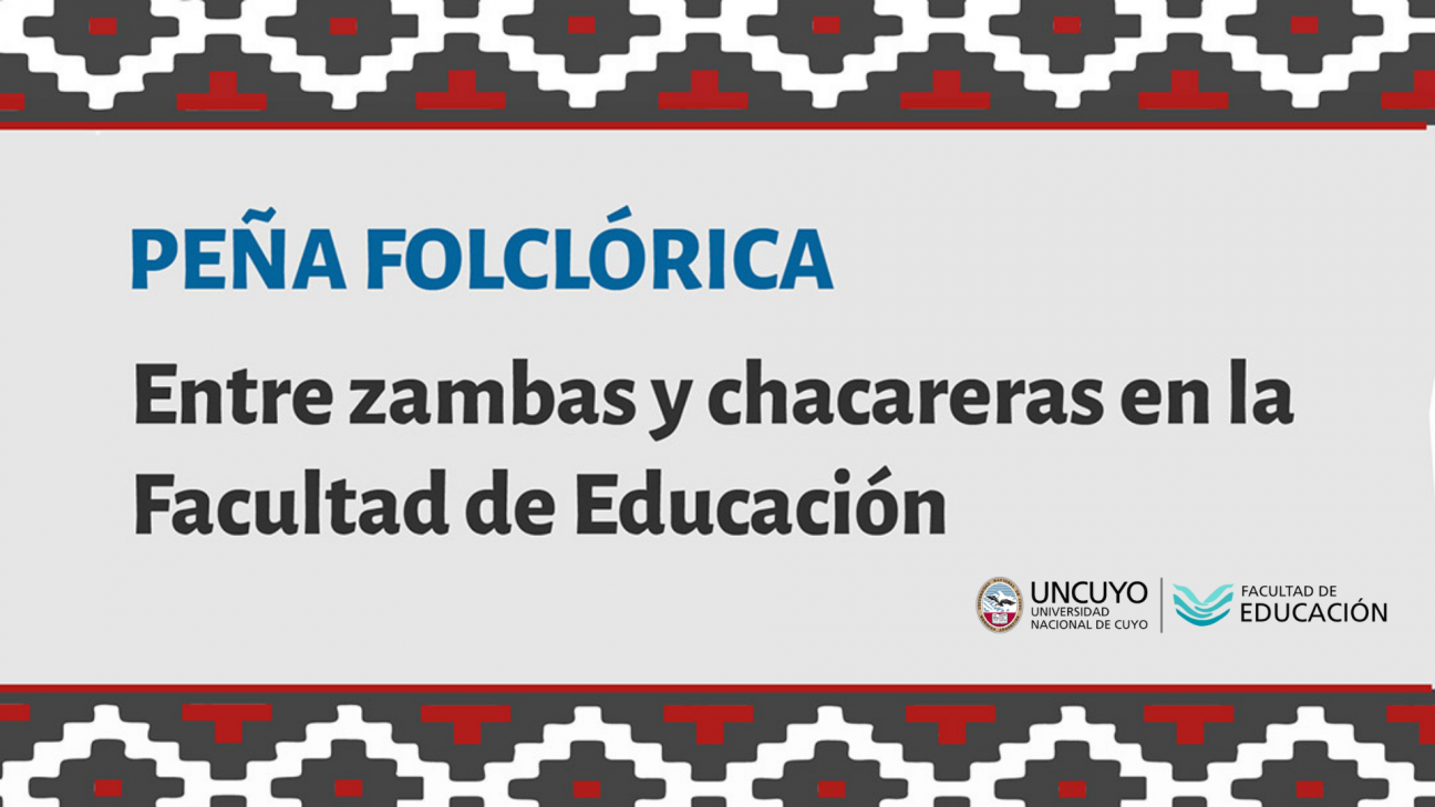 imagen Realizarán una peña folklórica en la Facultad de Educación