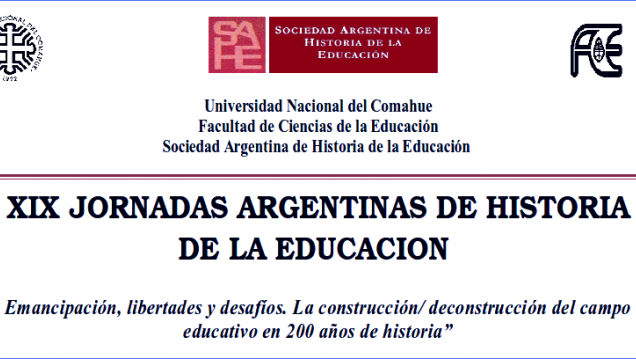 imagen Cierra la presentación de resúmenes a las XIX Jornadas Argentinas de Historia de la Educación